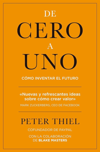 Portada del libro "De cero a uno"